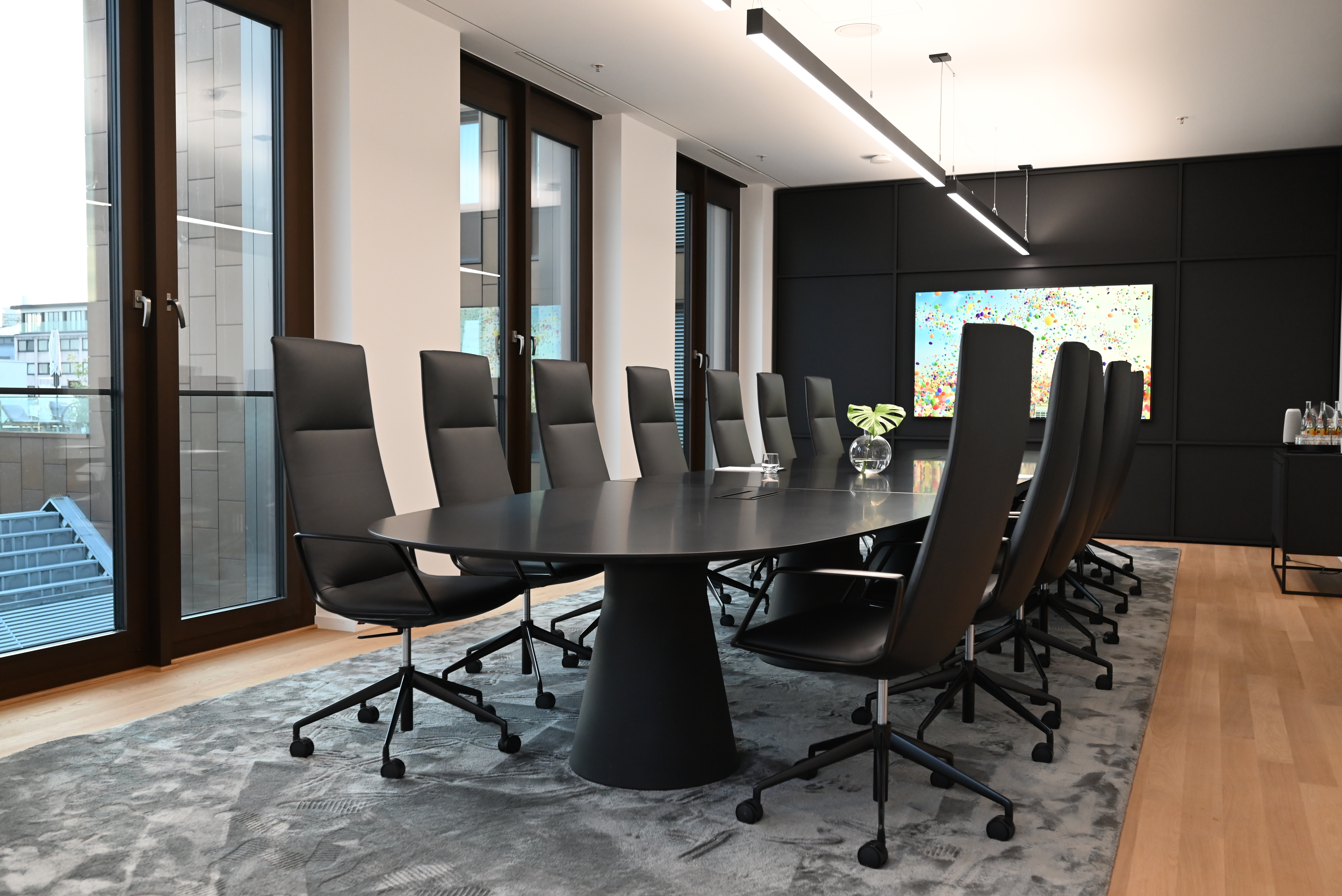 Board meeting setup