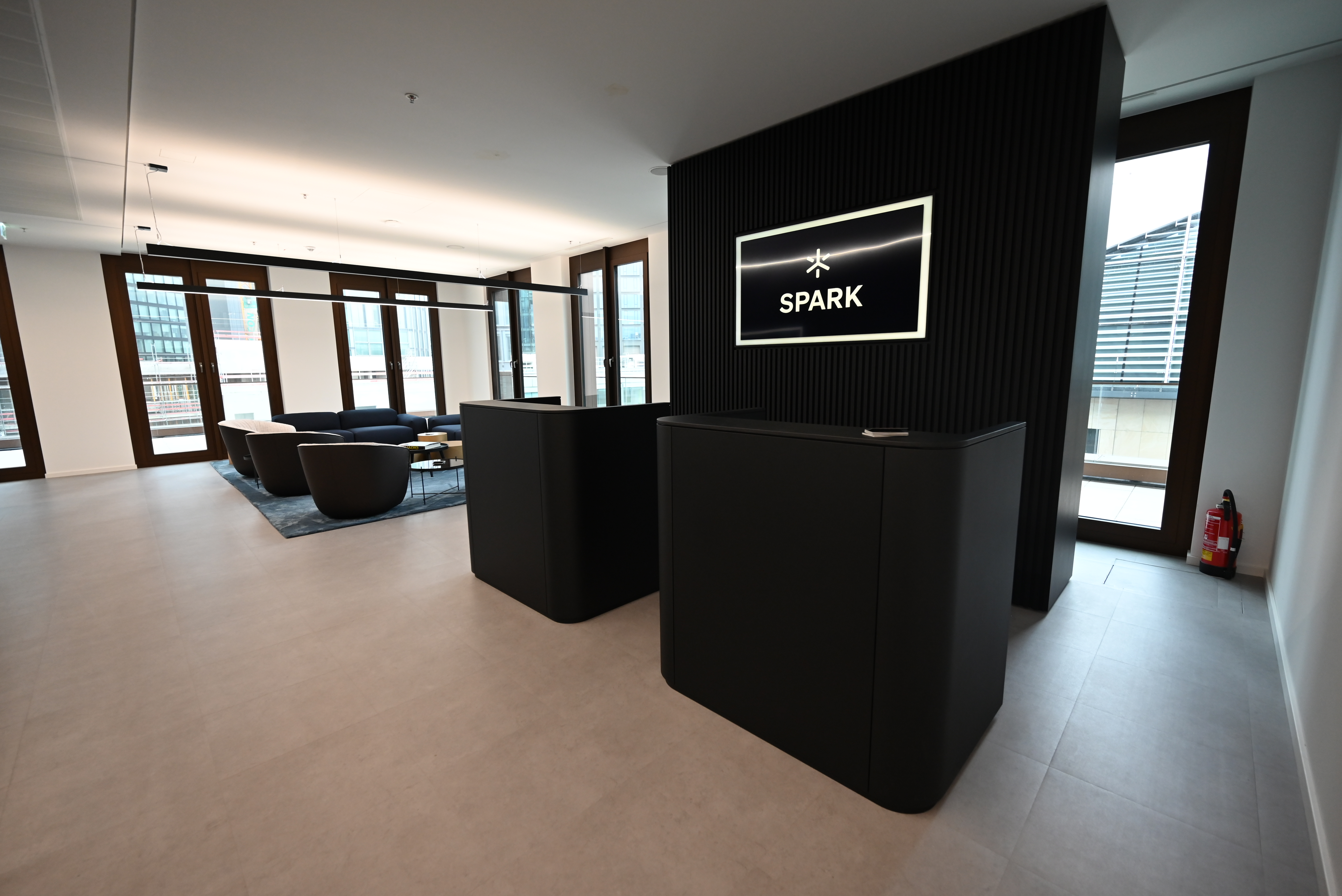 Skyline Gallery — exhibition and networking space on Floor 6.