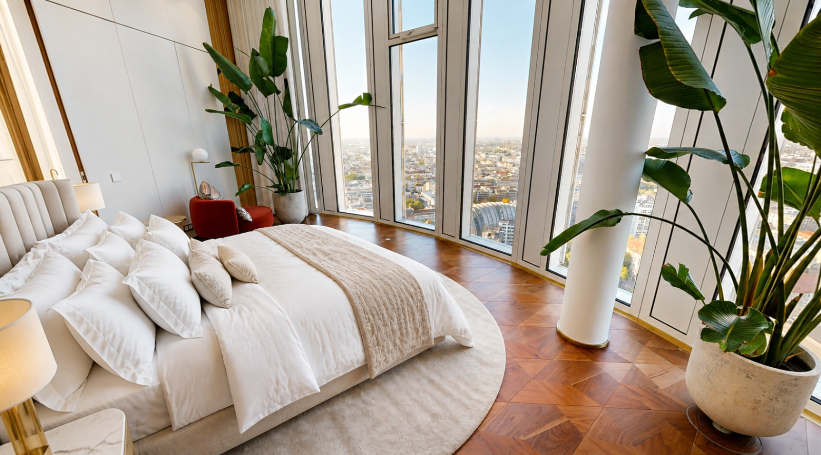 Round skyline suite